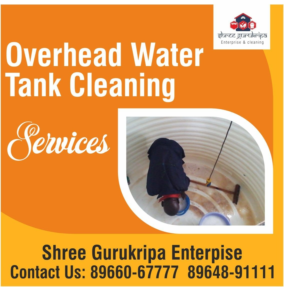 Overhead Water Tank Cleaning Services in Indore